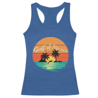 Gulf Of Mexico Racerback Tank Top Forever Beach Palms Summer Vacation