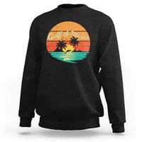 Gulf Of Mexico Sweatshirt Forever Beach Palms Summer Vacation