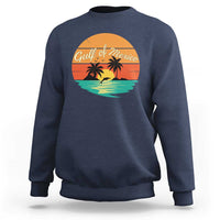 Gulf Of Mexico Sweatshirt Forever Beach Palms Summer Vacation