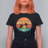Gulf Of Mexico T Shirt For Women Forever Beach Palms Summer Vacation
