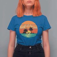 Gulf Of Mexico T Shirt For Women Forever Beach Palms Summer Vacation