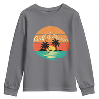 Gulf Of Mexico Youth Sweatshirt Forever Beach Palms Summer Vacation