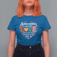 I Have Decided To Stick With Love T Shirt For Women MLK Black History Month