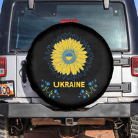 Ukraine Sunflower Spare Tire Cover Ukrainian Flag