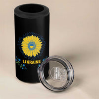 Ukraine Sunflower 4 in 1 Can Cooler Tumbler Ukrainian Flag