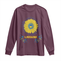 Ukraine Sunflower Long Sleeve Shirt Ukrainian Flag