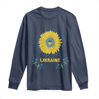 Ukraine Sunflower Long Sleeve Shirt Ukrainian Flag