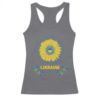 Ukraine Sunflower Racerback Tank Top Ukrainian Flag