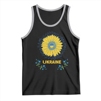 Ukraine Sunflower Tank Top Ukrainian Flag