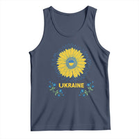Ukraine Sunflower Tank Top Ukrainian Flag