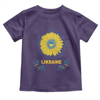 Ukraine Sunflower Toddler T Shirt Ukrainian Flag