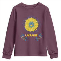 Ukraine Sunflower Youth Sweatshirt Ukrainian Flag