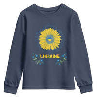 Ukraine Sunflower Youth Sweatshirt Ukrainian Flag