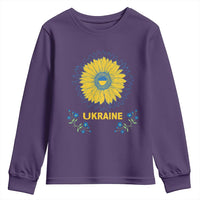 Ukraine Sunflower Youth Sweatshirt Ukrainian Flag