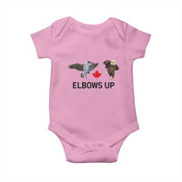 Elbows Up Baby Onesie Canada Goose Vs Eagle Maple Leaf TS02