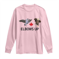 Elbows Up Long Sleeve Shirt Canada Goose Vs Eagle Maple Leaf TS02