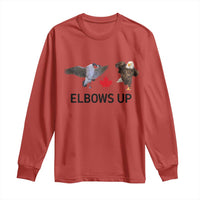 Elbows Up Long Sleeve Shirt Canada Goose Vs Eagle Maple Leaf TS02