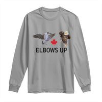 Elbows Up Long Sleeve Shirt Canada Goose Vs Eagle Maple Leaf TS02