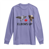 Elbows Up Long Sleeve Shirt Canada Goose Vs Eagle Maple Leaf TS02