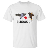 Elbows Up T Shirt Canada Goose Vs Eagle Maple Leaf TS02