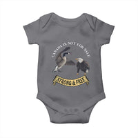 Elbows Up Baby Onesie Canada Is Not For Sale Goose Vs Eagle