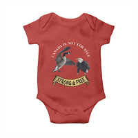 Elbows Up Baby Onesie Canada Is Not For Sale Goose Vs Eagle