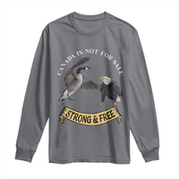 Elbows Up Long Sleeve Shirt Canada Is Not For Sale Goose Vs Eagle