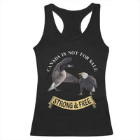 Elbows Up Racerback Tank Top Canada Is Not For Sale Goose Vs Eagle