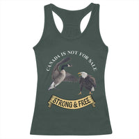 Elbows Up Racerback Tank Top Canada Is Not For Sale Goose Vs Eagle