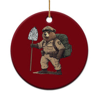 Foxtrot Delta Tango Resist Bear Ceramic Ornament - Wonder Print Shop
