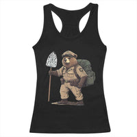 Foxtrot Delta Tango Resist Bear Racerback Tank Top