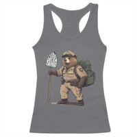 Foxtrot Delta Tango Resist Bear Racerback Tank Top