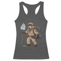 Foxtrot Delta Tango Resist Bear Racerback Tank Top