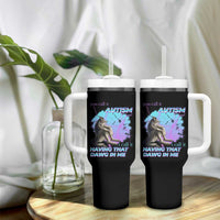 Funny Autistic Alpha Wolf Meme Tumbler With Handle You Call It Autism I Call It Having That Dawg In Me