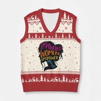 Empowered Women Empower Women V-Neck Knit Sweater Vest - Wonder Print Shop