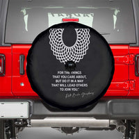RGB Inspirational Quotes Spare Tire Cover Fight For The Things You Care About