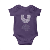RGB Inspirational Quotes Baby Onesie Fight For The Things You Care About