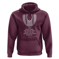RGB Inspirational Quotes Hoodie Fight For The Things You Care About