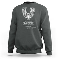 RGB Inspirational Quotes Sweatshirt Fight For The Things You Care About
