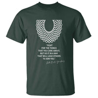 RGB Inspirational Quotes T Shirt Fight For The Things You Care About