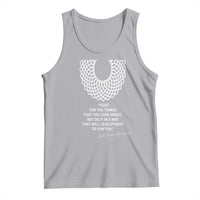 RGB Inspirational Quotes Tank Top Fight For The Things You Care About