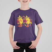 Funny Cinco De Mayo T Shirt For Kid Taco Griddy Dance Cinco de Mayo Dancing Tacos Sombrero - Wonder Print Shop