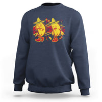 Funny Cinco De Mayo Sweatshirt Taco Griddy Dance Cinco de Mayo Dancing Tacos Sombrero - Wonder Print Shop