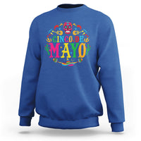 Funny Cinco De Mayo Sweatshirt Cinco De Mayo Mexican Fiesta 5 De Mayo Mexican Sugar Skull - Wonder Print Shop