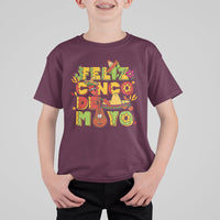 Funny Cinco De Mayo T Shirt For Kid Feliz Cinco De Mayo Mexican Fiesta Happy 5 De Mayo Party - Wonder Print Shop