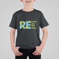 Earth Day T Shirt For Kid Recycle Reuse Renew Rethink Outfit For Earth Day 2023 - Wonder Print Shop