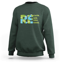 Earth Day Sweatshirt Recycle Reuse Renew Rethink Outfit For Earth Day 2023 - Wonder Print Shop