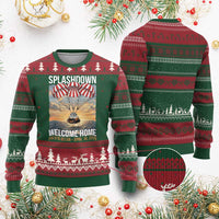 2026 Lunar Mission Splashdown Welcome Home Ugly Christmas Sweater Pacific Ocean April 10 Vintage Capsule Recovery Graphic