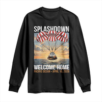 2026 Lunar Mission Splashdown Welcome Home Long Sleeve Shirt Pacific Ocean April 10 Vintage Capsule Recovery Graphic