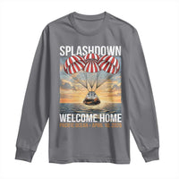 2026 Lunar Mission Splashdown Welcome Home Long Sleeve Shirt Pacific Ocean April 10 Vintage Capsule Recovery Graphic